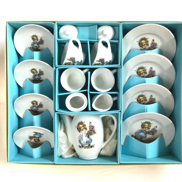 Vintage TEA SET  Childs Made in Japan 50-60's Original Box EVC - Picture 3 of 11